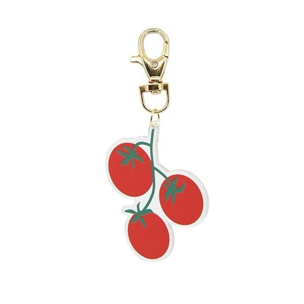 New Red Tomatoes Bag Charm Keychain